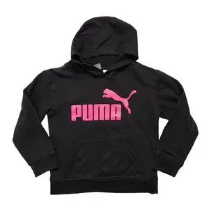 Puma Shirts Tops Puma Girls Activewear Hoodie Sweatshirt Black Pink Youth Size L 214y Poshmark